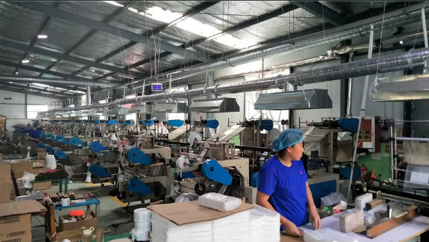 Weifanghongcheng New MATERIALS Co., Ltd. ligne de production en usine