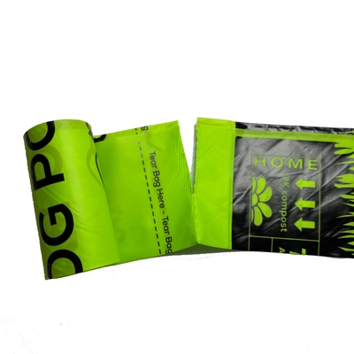 Sac de déchets en plastique biodégradable à 100% pour chien Taille personnalisée avec logo Logo personnalisé