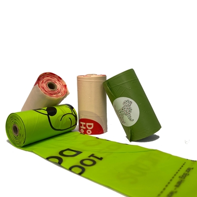 Sac de déchets en plastique biodégradable à 100% pour chien Taille personnalisée avec logo Logo personnalisé