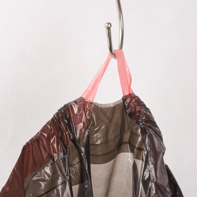 Sacs à ordonnance acceptés en plastique à corde à tirer pour la gestion des déchets