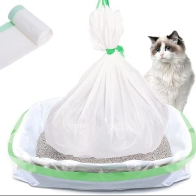 PLA PBAT Matériau Structure Sceau thermique 15 mic Sacs de caca pour animaux de compagnie compostables pour chiens et chats