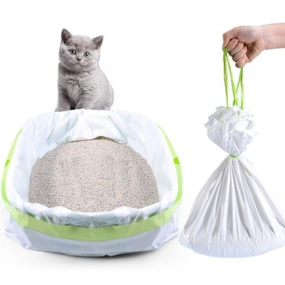 PLA PBAT Matériau Structure Sceau thermique 15 mic Sacs de caca pour animaux de compagnie compostables pour chiens et chats