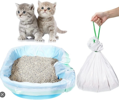 Structure du matériau PLA PBAT Sac de toilette pour l'élimination facile et écologique des déchets d'animaux de compagnie