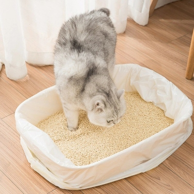 Structure du matériau PLA PBAT Sac de toilette pour l'élimination facile et écologique des déchets d'animaux de compagnie