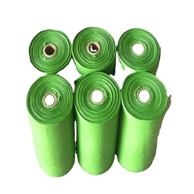 15 PCS/rôle Sacs à ordures biodégradables pour animaux de compagnie Sacs de T-shirts
