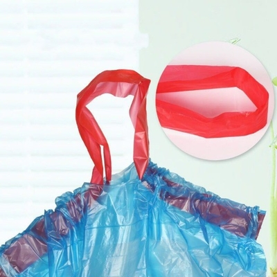 Commande personnalisée Accepté Sac à ordures à corde de plastique avec bonne odeur Épaisseur de 5 à 50 microns