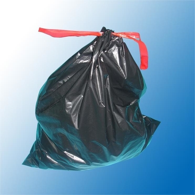 Sac à ordures de cuisine haut de surface en relief avec corde à dessin Vert ou personnalisé