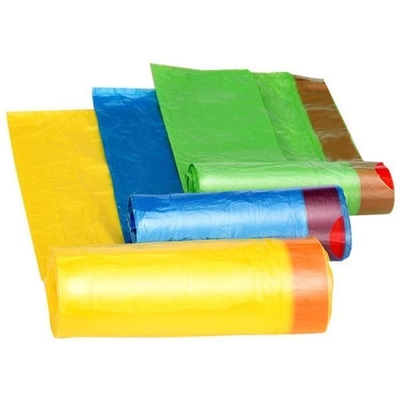 Sac à ordures de cuisine haut de surface en relief avec corde à dessin Vert ou personnalisé