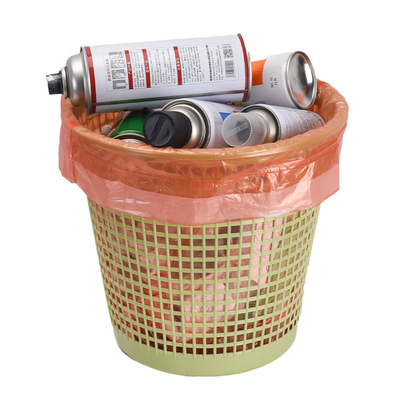 Sac à ordures en plastique à corde de traction jetable pratique pour les doublures de boîtes en HDPE