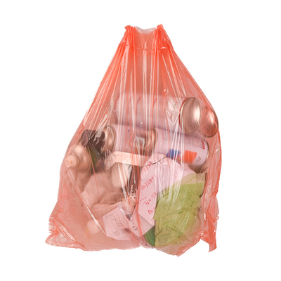 Sac à ordures en plastique à corde de traction jetable pratique pour les doublures de boîtes en HDPE