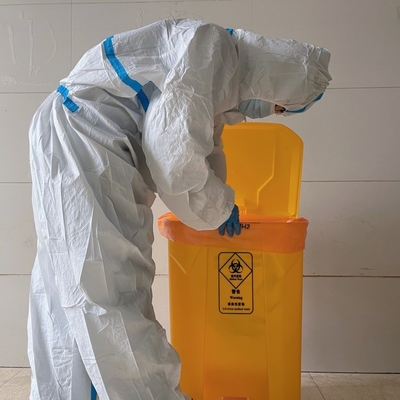 Fabrication de sacs à fond carré GRS sacs à ordures en plastique lourds pour la gestion des déchets