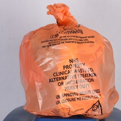 Fabrication de sacs à fond carré GRS sacs à ordures en plastique lourds pour la gestion des déchets