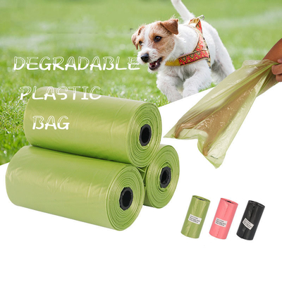 Emballage alimentaire Logo personnalisé écologique imprimé Biodégradable Pet Dog Poop Bag pour chiens