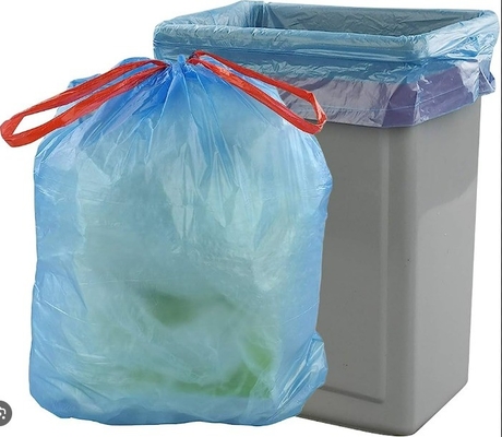 Sacs d'emballage de déchets de cuisine grands et hauts verts ou personnalisés avec corde à rouleaux