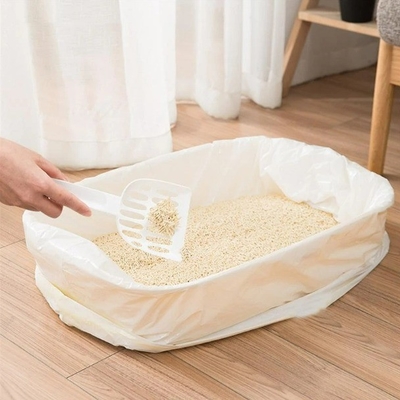 Sacs de litière pour chats épais taille jumbo avec fermeture à corde acceptée
