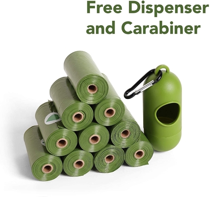 Sacs à ordures en plastique biodégradable portable pour chiens