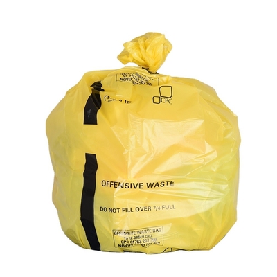 Sacs de déchets médicaux ménagers en HDPE/LDPE/LLDPE pour un élimination facile et rapide