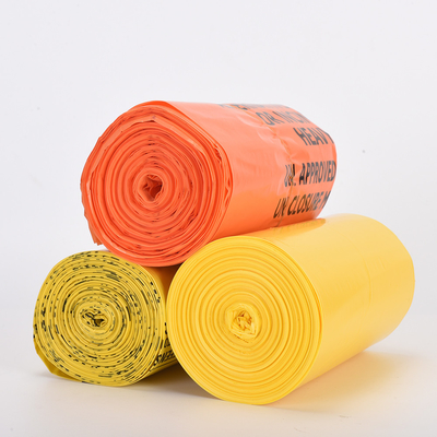 Sacs de déchets médicaux ménagers en HDPE/LDPE/LLDPE pour un élimination facile et rapide