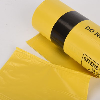 Sacs de déchets médicaux en plastique pour autoclave rouge jaune Sacs de déchets pour déchets biohazard Bag On Roll