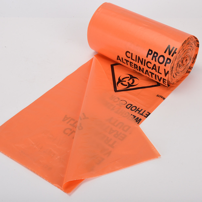 Certificat OK compost Hôpital Clinique Sac de déchets médicaux biohazard disposable HDPE