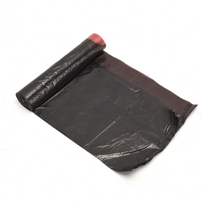 Sac à ordures en plastique jetable à corde de couleur pour les besoins de l'organisation du ménage