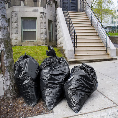 Sacs à ordures personnalisés lourds pour le campus de la société de poubelles de la rue