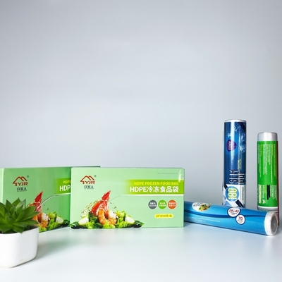 Sacs d'emballage alimentaire en plastique PE en surface en relief Sacs en rouleau pour le stockage et l'emballage des aliments