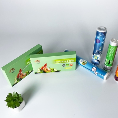 Sacs d'emballage alimentaire en plastique PE en surface en relief Sacs en rouleau pour le stockage et l'emballage des aliments