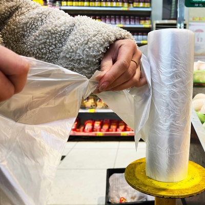 Sacs d'emballage alimentaire en plastique HDPE de couleur personnalisée