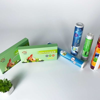 Sacs d'emballage alimentaire en plastique HDPE de couleur personnalisée
