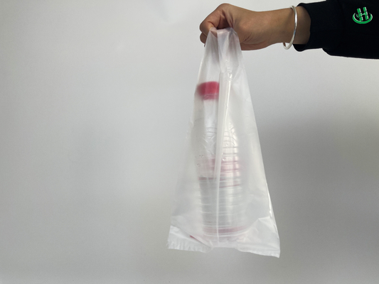 Sacs à main personnalisables en HDPE pour supermarchés avec logo des fabricants chinois
