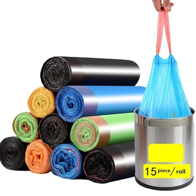 Sac à ordures biodégradable compostable sur rouleau avec certificat de compost