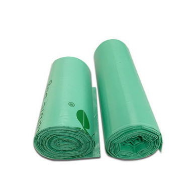Sac à ordures biodégradable compostable sur rouleau avec certificat de compost