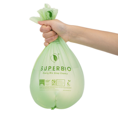 Taille élargie sacs à ordures biodégradables pour la salle de bain chambre à coucher bureau poubelle de cuisine beige
