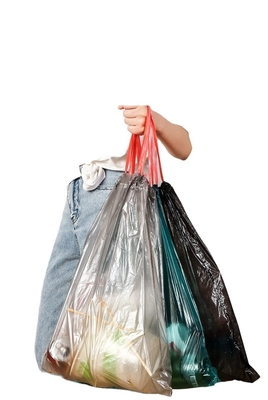 Sac à ordures en plastique à corde à tirer personnalisable selon vos besoins spécifiques