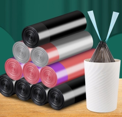 Logo personnalisé sac à ordures à corde à tirer pour ménage avec parfum et moustiquaire