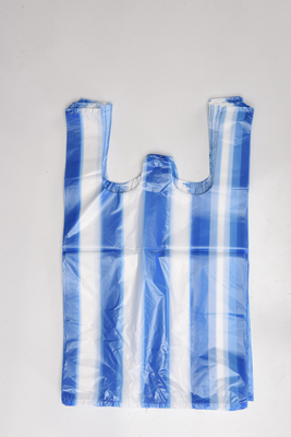 T-shirt en PEHD/PEHD en plastique Sacs de magasinage avec surface d'impression offset