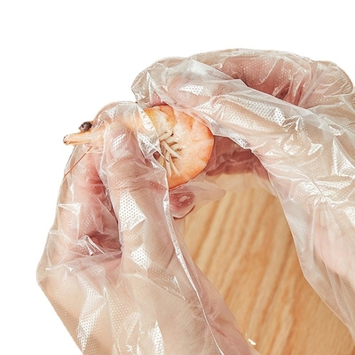 Gants en plastique PE pour le nettoyage cuisine BBQ bricolage Matériau extérieur Polyester Salle de bébé