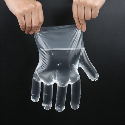Gants en plastique PE pour le nettoyage cuisine BBQ bricolage Matériau extérieur Polyester Salle de bébé