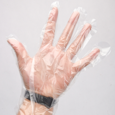 Gants HDPE d'épaisseur moyenne pour nettoyage à usage unique sans fuite