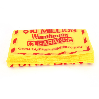 Logo personnalisé Sacs de magasinage en plastique 5-100 mic Épaisseur Sac de T-shirt imprimé sur mesure
