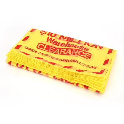 Logo personnalisé Sacs de magasinage en plastique 5-100 mic Épaisseur Sac de T-shirt imprimé sur mesure