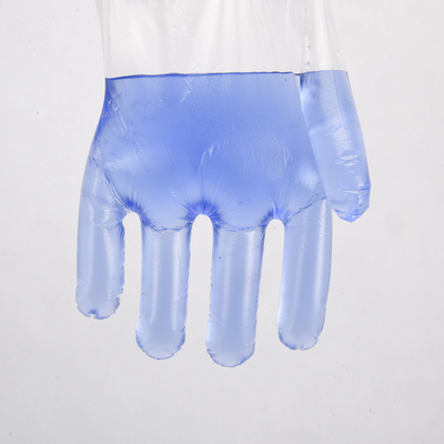 Gants jetables pour ménage en polyethylène en plastique transparent en HDPE épais
