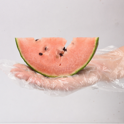 Gants jetables pour ménage en polyethylène en plastique transparent en HDPE épais