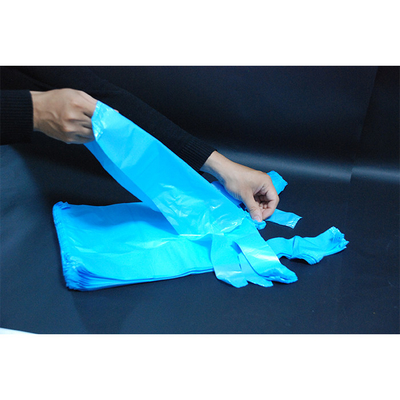 Sacs de T-shirts personnalisés pour les achats en vert ou sur demande 5-100 microns d'épaisseur