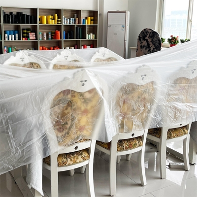 Commande personnalisée Acceptée Tissu en plastique transparent pour charges lourdes Épaisseur 5-15 mic