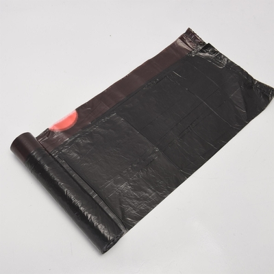 Surface d'impression offset Manipulation du ruban adhésif en plastique HDPE de 13 gallons Sac à ordures pour les ordures
