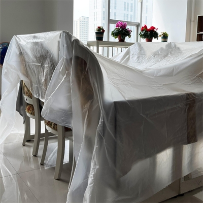 Densité élevée et basse transparente Directement HDPE/LDPE/LLDPE Tissus peintres Tissus à goutte en plastique PE