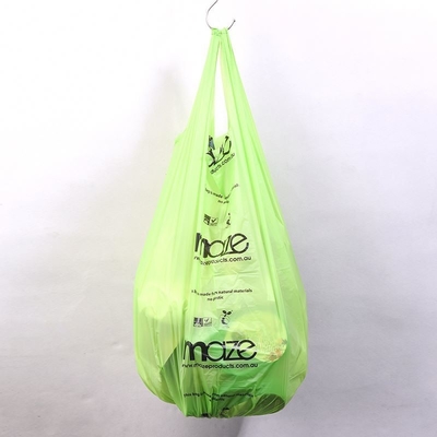 Sac de shopping en plastique biodégradable pour épicerie T-shirt Fruits