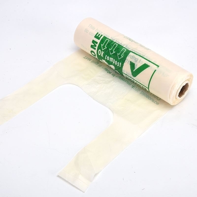 Sacs en amidon de maïs vert foncé pour la protection de l'environnement et autres produits ménagers